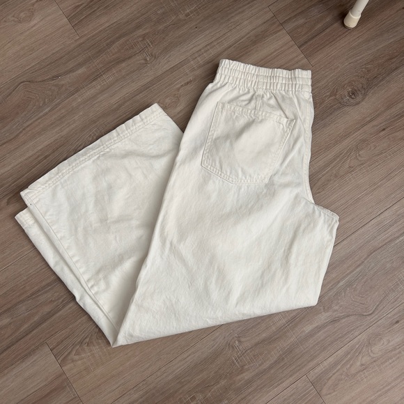 Universal Thread Soft Cream Wide-Leg Trousers - Picture 4 of 5